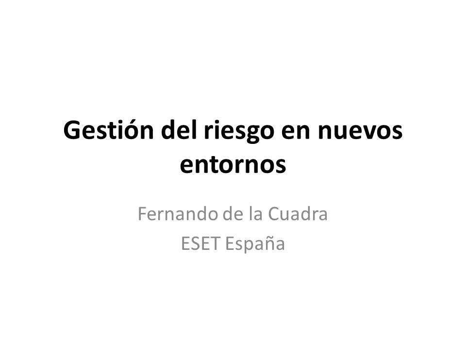 Presentacion_FCiberseguridad15_ESET