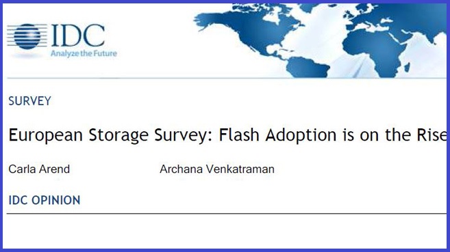 Europe Survey IDC - Flash Storage