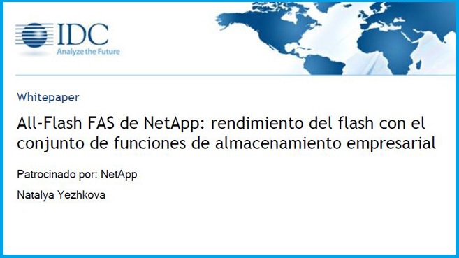 NetApp: rendimiento del flash con el conjunto de funciones de almacenamiento empresarial