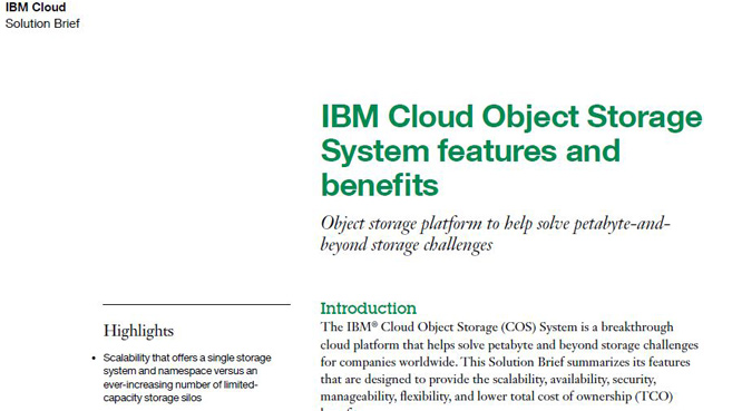 IBM Cloud Object